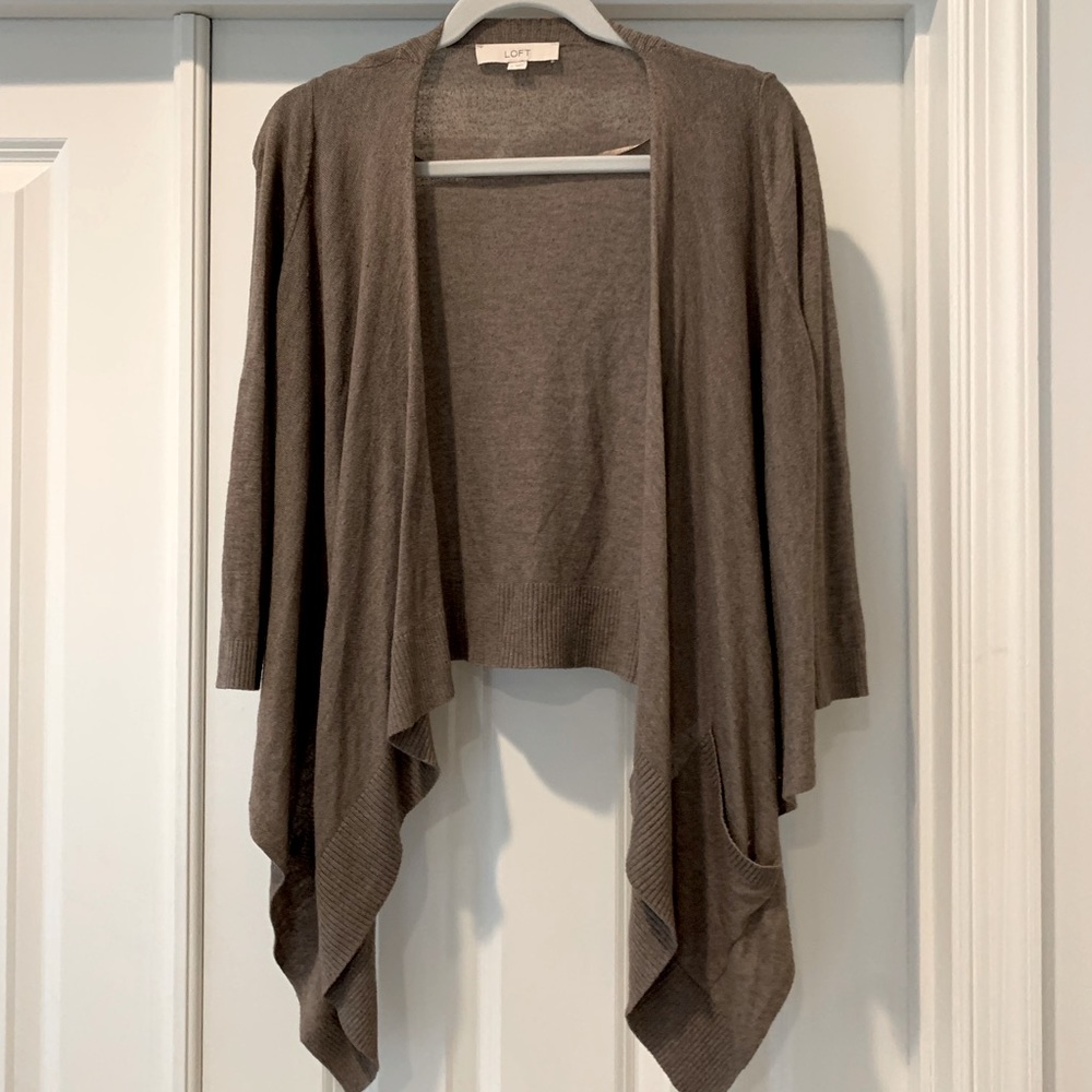 Brown cardigan from loft size medium